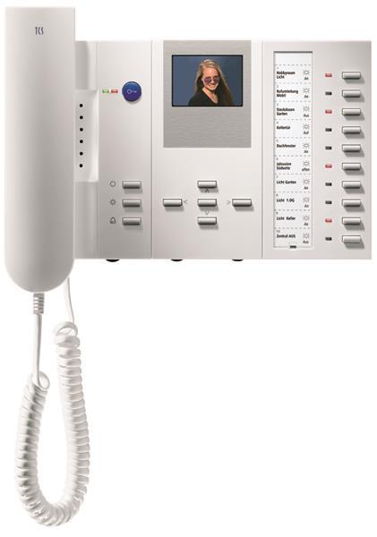 TCS Video Türtelefon Serie IMM mit 4 + 5 + 10 Tasten, Aufputzmontage weiß