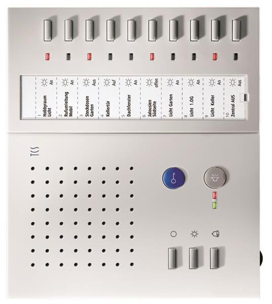TCS Audio Innenstation zum Freisprechen Serie IMM 5 + 10 Tasten, Aufputzmontage