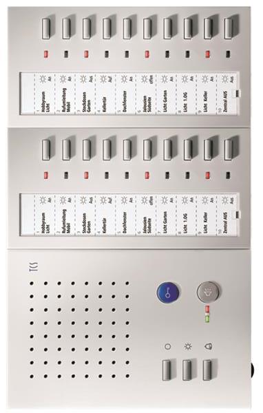 TCS Audio Innenstation zum Freisprechen Serie IMM 5 + 10 + 10 Tasten, Aufputzmon