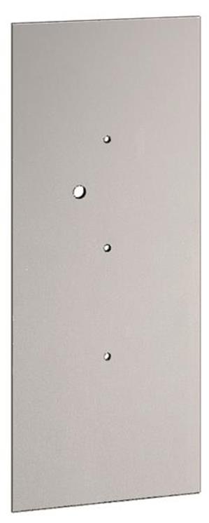 TCS Montageplatte silber eloxiert natur für PAK07-08 H413xB170 mm