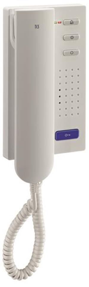 TCS Audio Türtelefon mit Standardfunktionen 4 Tasten, Aufputzmontage weiß