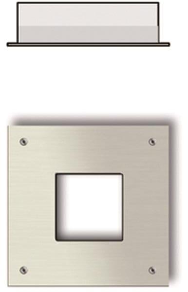 TCS Unterputzmontageset aus Frontplatte und UP-Kasten für Serie AMI, für 1 AMI-M