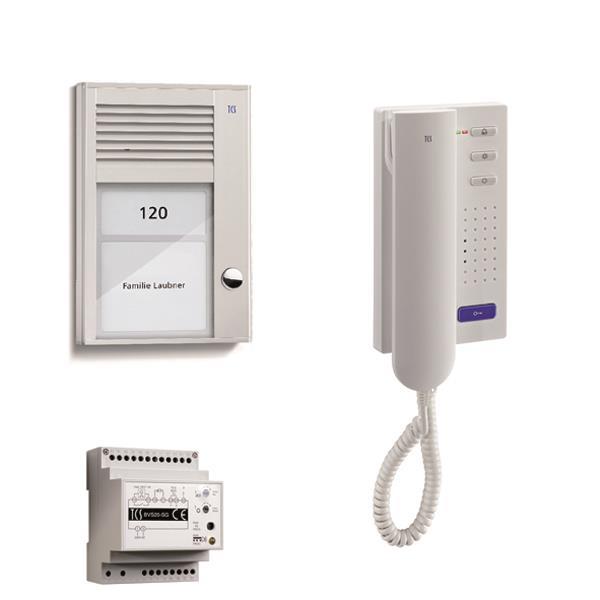 TCS audio:pack AP für 1 Wohneinheit, mit Außenstation PAK 1 Klingeltaste + 1x Tü