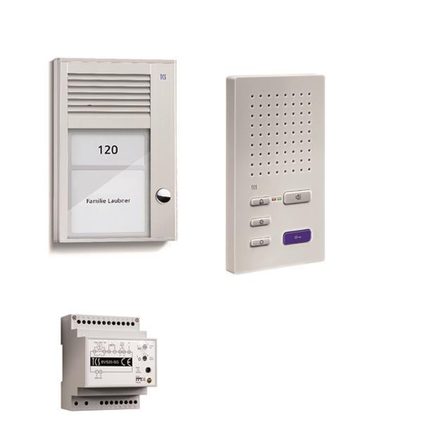 TCS audio:pack AP für 1 Wohneinheit, mit Außenstation PAK 1 Klingeltaste + 1x Fr