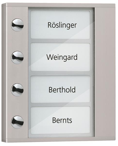 TCS Klingeltastenerweiterung für Audio Außenstation Serie PDS/AVD 4 Klingeltaste