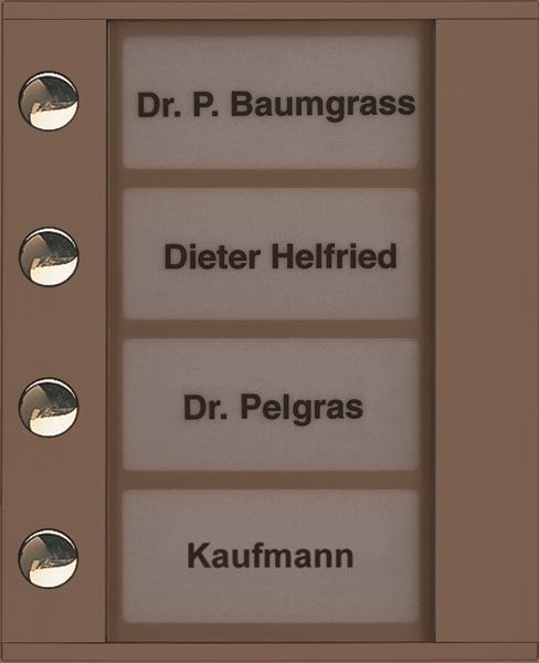 TCS Klingeltastenerweiterung für Audio Außenstation Serie PDS/AVD 4 Klingeltaste
