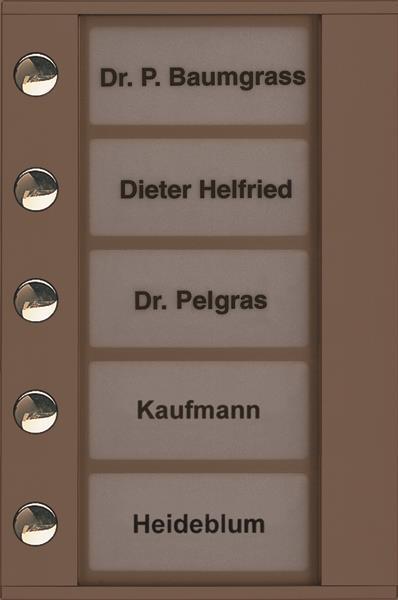 TCS Klingeltastenerweiterung für Audio Außenstation Serie PDS/AVD 5 Klingeltaste