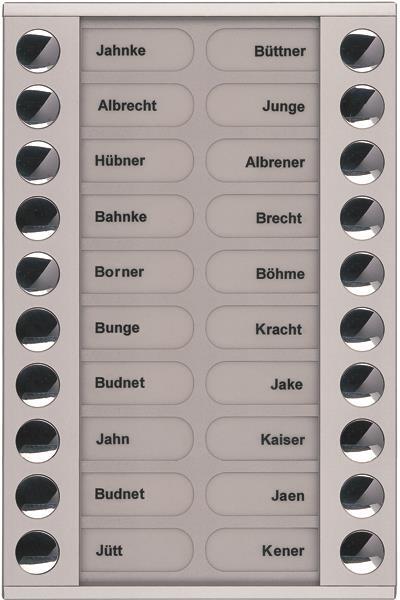 TCS Klingeltastenerweiterung für Audio Außenstation Serie PES/AVE 20 Klingeltast