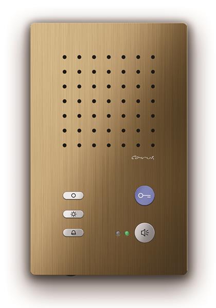 TCS Audio Innenstation zum Freisprechen Serie Carus ADAPTO, Aufputzmontage bronz