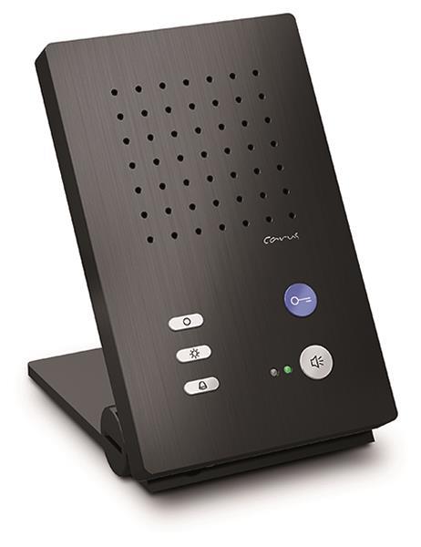 TCS Audio Innenstation zum Freisprechen Serie Carus ADAPTO, Tischgerät schwarz