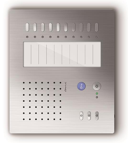 TCS Audio Innenstation zum Freisprechen Serie Carus ADAPTO +10 Tasten, Aufputzmo
