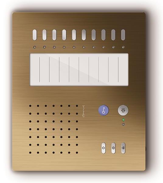 TCS Audio Innenstation zum Freisprechen Serie Carus ADAPTO +10 Tasten, Aufputzmo