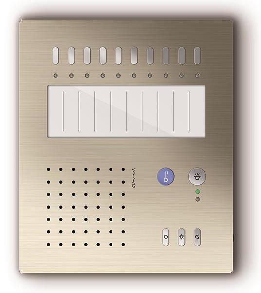 TCS Audio Innenstation zum Freisprechen Serie Carus ADAPTO +10 Tasten, Aufputzmo