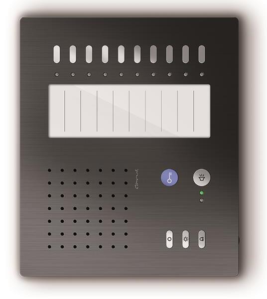 TCS Audio Innenstation zum Freisprechen Serie Carus ADAPTO +10 Tasten, Aufputzmo