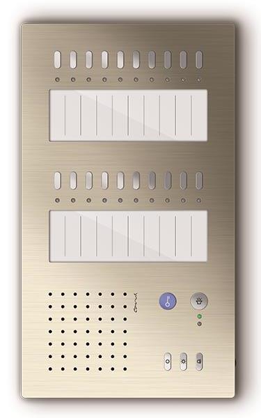 TCS Audio Innenstation zum Freisprechen Serie Carus ADAPTO +20 Tasten, Aufputzmo