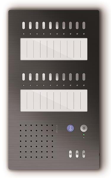 TCS Audio Innenstation zum Freisprechen Serie Carus ADAPTO +20 Tasten, Aufputzmo