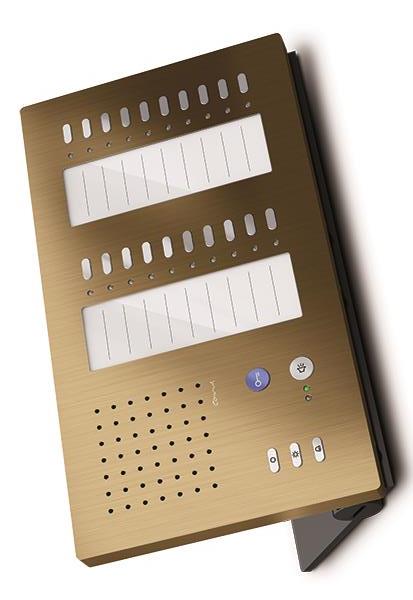 TCS Audio Innenstation zum Freisprechen Serie Carus ADAPTO +20 Tasten, Tischgerä