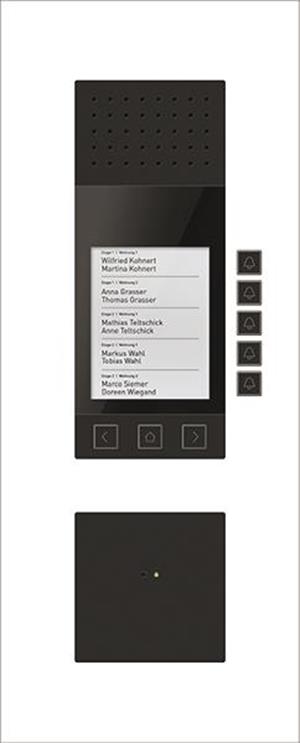 TCS Audio Einbau Display Funktionsmodul Serie ADX5 mit BCM Transponderleser für