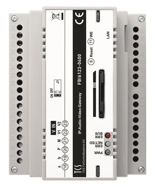 TCS IP-Gateway BASIC 2.0 für bis zu 5 Rufziele im IP-Netzwerk