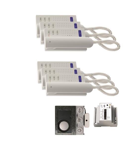 audio:pack Einbau für 6 Wohneinheiten, mit Einbaulautsprecher ASI12000 + 6x Türt