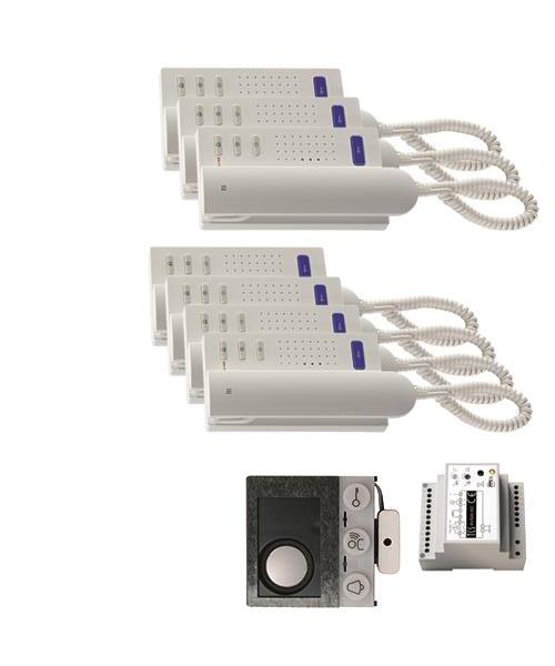 audio:pack Einbau für 7 Wohneinheiten, mit Einbaulautsprecher ASI12000 + 7x Türt