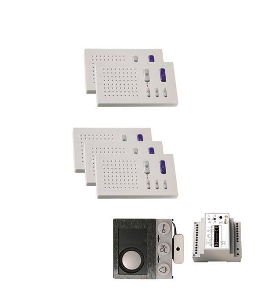 audio:pack Einbau für 5 Wohneinheiten, mit Einbaulautsprecher ASI12000 + 5x Frei