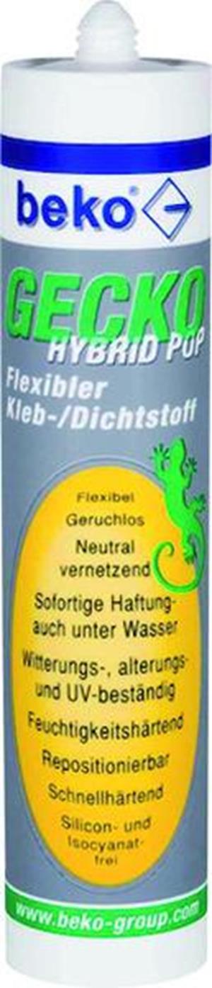 Beko 1-K-Klebstoff GECKO Hybrid POP 310ml weiss