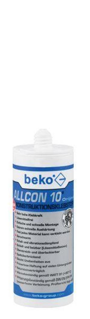 Beko Kleber Allcon 10, 150Ml Kartusche