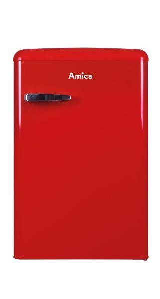 Amica Stand-Kühlschrank KS15610R Retro 88cm GF chili red