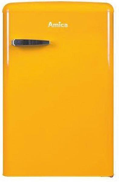 Amica Stand-Kühlschrank KS15613Y Retro 88cm GF honey yellow