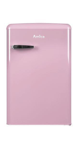 Amica Stand-Kühlschrank KS15616P Retro 88cm GF cupcake pink
