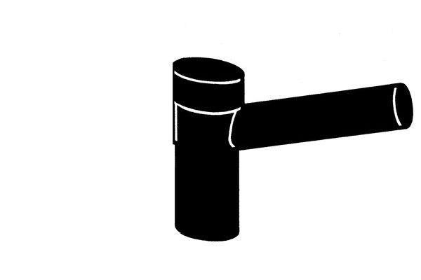 Schuch Montagezubehör Mastaufsatz 1-fach ø76mm m. Tragestutzen ø60mm Gehäuse Sta