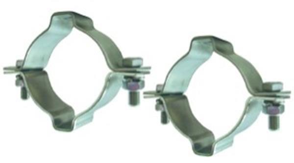 Schuch Montagezubehör Rohrschelle (1 Paar) Edelstahl 1 1/2