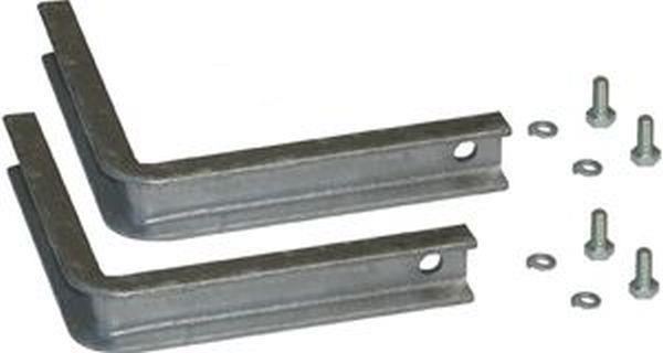 Schuch Montagezubehör Wandbefestigung (1 Paar) Stahl verzinkt 90° m. 2 Schrauben