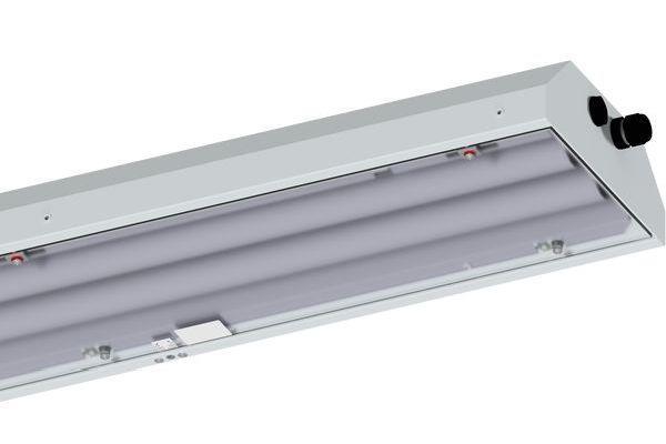 Schuch EX-LED-Stahlblechleuchte EX-Zone 2/22 15W 2100lm IP65 breitstr 5000K Ra=