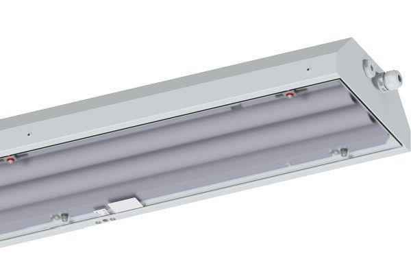 Schuch LED-Stahlblechleuchte 43W 6190lm IP65 sym-breitstr 4000K Ra= 80 Ta null/+
