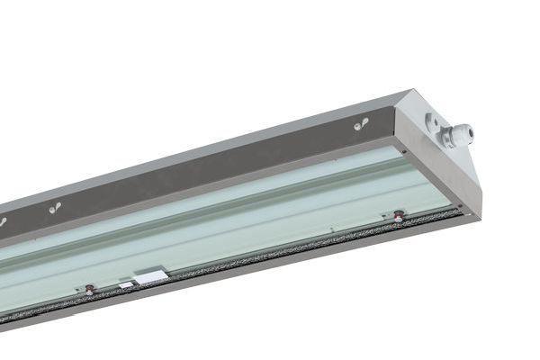 Schuch LED-Stahlblechleuchte 32W 4660lm IP65 sym-breitstr 4000K Ra= 80 Ta null/+
