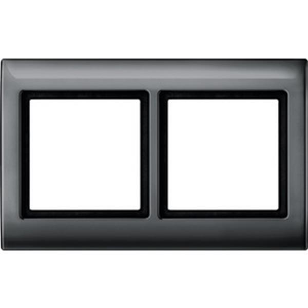 Merten AQUADESIGN-Rahmen, 2fach, anthrazit