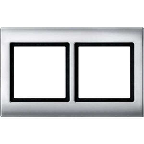 Merten AQUADESIGN-Rahmen, 2fach, aluminium