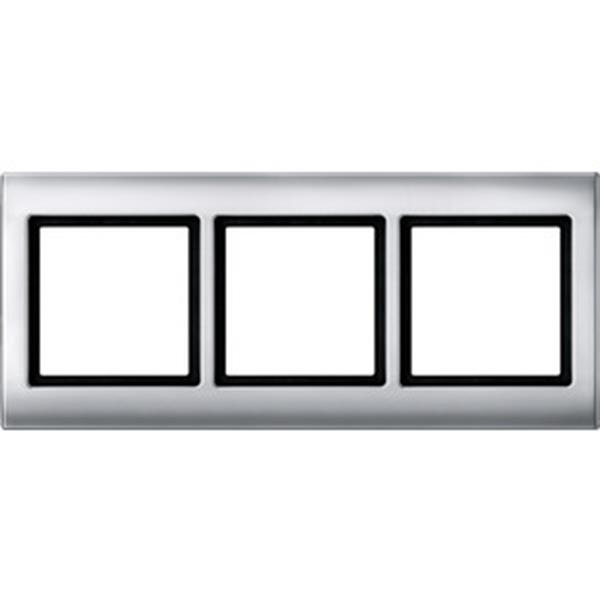 Merten AQUADESIGN-Rahmen, 3fach, aluminium