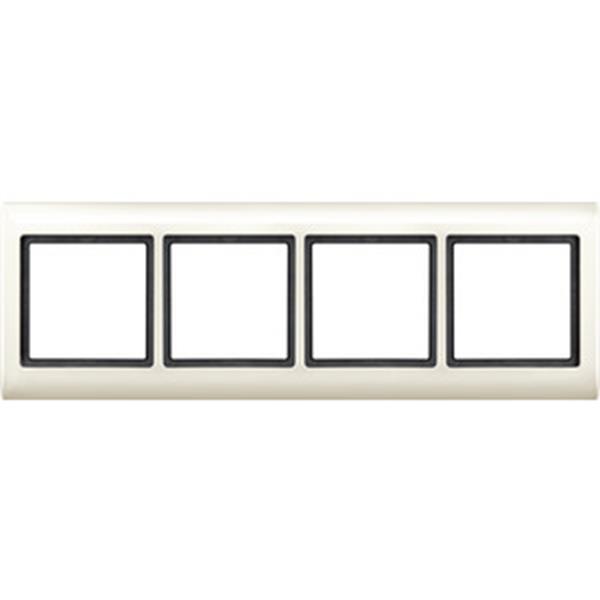 Merten AQUADESIGN-Rahmen, 4fach, weiß