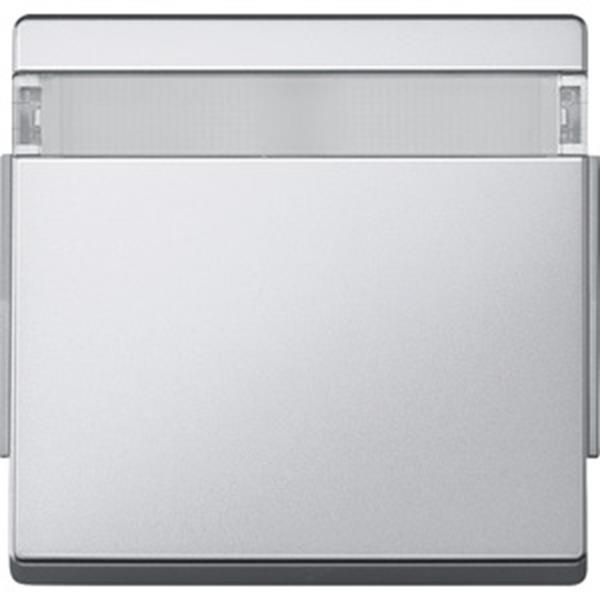 Merten Wippe mit Schriftfeld, aluminium, AQUADESIGN