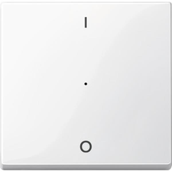 Merten Wippe für Tastermodul 1fach mit Aufdruck 1/0, polarweiß glänzend, System