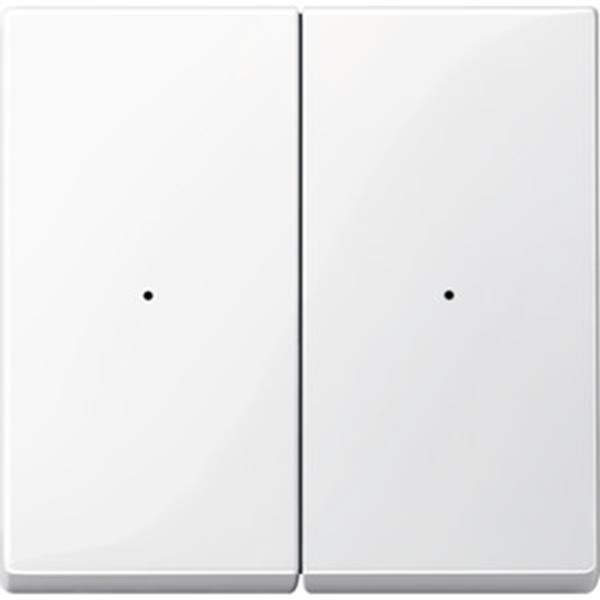 Merten Wippen für Tastermodul 2fach, polarweiß glänzend, System M
