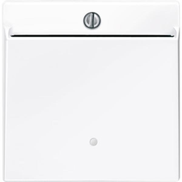 Merten Card-Schalter, aktivweiß glänzend, System M
