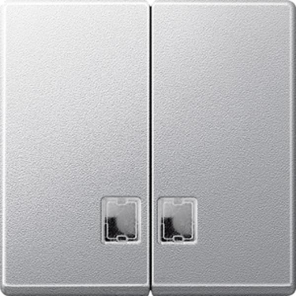 Merten Wippe für Serienschalter mit Symbolfenster, aluminium, M-PLAN