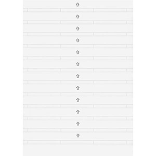 Merten Beschriftungsstreifen, polarweiß