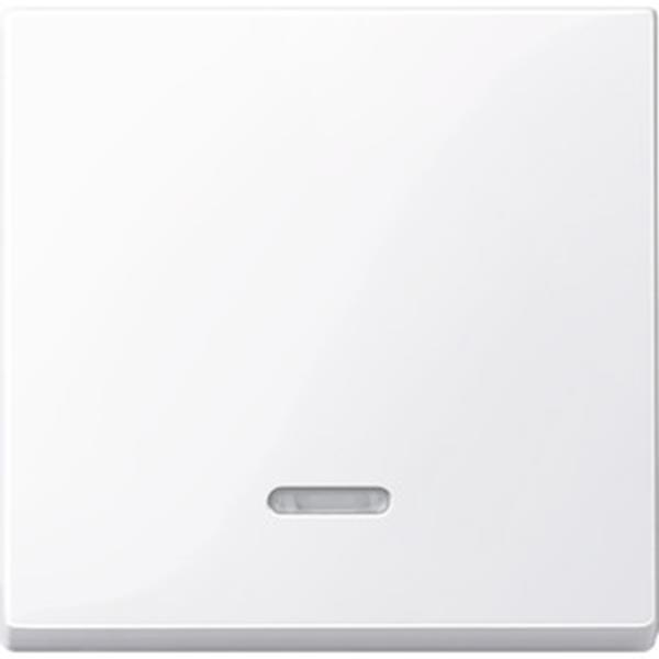 Merten Wippe mit Kontrollfenster, aktivweiß glänzend, System M