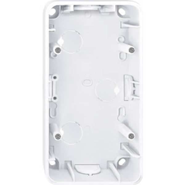 Merten Aufputz-Gehäuse, 2fach, aktivweiß glänzend, 1-M, ATELIER-M