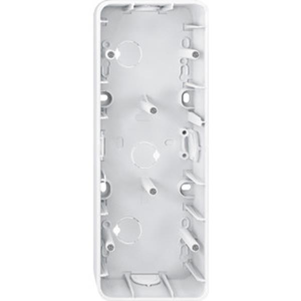 Merten Aufputz-Gehäuse, 3fach, polarweiß glänzend, 1-M, ATELIER-M